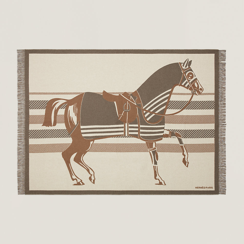 Cheval a la Couverture blanket | Hermès Hong Kong SAR